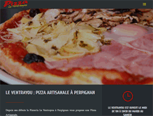 Tablet Screenshot of le-ventrayou-pizza.com